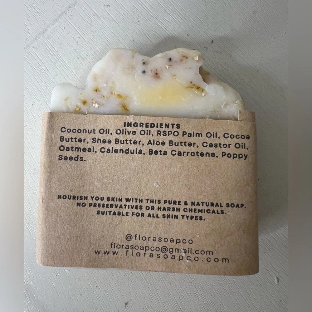Brand New-Fiora Soap Co. Nice & Gentle Homemade Soap